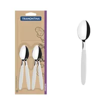 Set de Cucharas para Té Tramontina Ipanema 23367/980 Blanco 12 Piezas