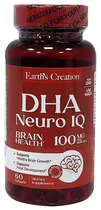 Earth's Creation Dha Neuro Iq (60 Cápsulas)