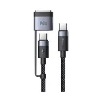 Adaptador Mcdodo CA-0140 Cable 2 In 1 Magsafe 3 240W Negro
