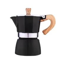 Cafeteira Italiana Alumínio 3 Xicaras 150ML Preta