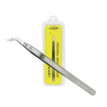 Pinça Curva Antiestática TC-14W Jabeud Tweezers Amarelo [Cod.94417]