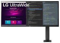 Monitor LG Ergo 34.0" Ultrawide 34WN780-B 5MS/75HZ Quad HD Ips/HDMI/DP