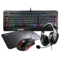 Teclado USB MSI Adventure 202 Gamer Kit 4X1 Ingles