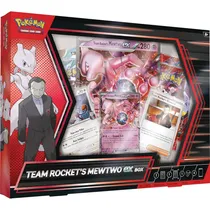 Cartas Pokémon TCG Team Rocket's Mewtwo Ex Box