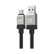 Cable Baseus Coolplay Series CB000046 CAKW000601 USB A USB-C 100 W 1 Metro Negro