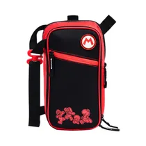 Estuche Protector Powera Crossbody Bag Mario And Friends NSCS0279-01 para Nintendo Switch Negro/Rojo