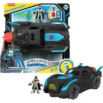 Mattel Figuras Batimóvil Bat-Tech Deluxe Con Luces Y Sonidos Imaginext DCSF Detalles En El Producto 3+ Multicolor