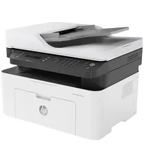 Impressora Multifuncional HP Laser MFP 137FNW 4 Em 1 com Wi-Fi 220 - 240 V ~ 50/60 HZ - Branca/Cinza