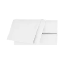 Juego de sábanas Soho Multi Stripe SSF400MSTOWH 400H Full Size Blanco 4 Piezas