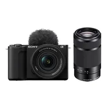 Camara Sony ZV-E10 II Kit 16-50MM F3.5-5.6 Oss II + E55-210MM F4.5-6.3 Oss