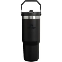 Garrafa Térmico Stanley The Iceflow Flip Straw Tumbler de 887 ML - Preto