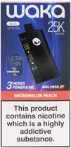 Vape Descartável Waka KA25 Watermelon Peach 25000 Puffs