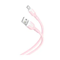 Cabo Type-C/USB-A Xo NB212 2,1A/1M - Rosa
