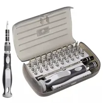 Kit de Ferramentas Satellite A-KS32 Precision Screwdriver Set - Transparente / Cinza