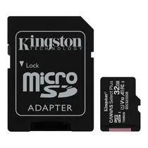 Cartão de Memória Micro SD Kingston Canvas Select Plus Micro SDHC 32GB 100 MB/s - SDCS2/32GB