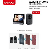 Interfone Sate A-DB23 Smart Home Preto