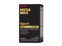 GNC Vitamina Mega Men Sport 180 Caps Plastico Negro
