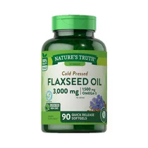 Vitaminas Nature's Truth Flaxseed Oil 90 Cápsulas
