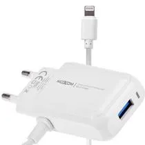Carregador Moxom Lightning KH-66 USB
