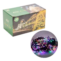 Luces Pisca Pisca 600LED 42MTS 220V Colorido
