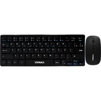 Kit Teclado + Mouse Sem Fio Satellite AK-731G - Preto (Português)