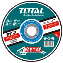Disco de Corte de Metal Abrasivo Total TAC2231801 180X6MM