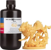 Resina Photopolymer para Impressora 3D Elegoo Abs Like 3.0 500G - Yellow