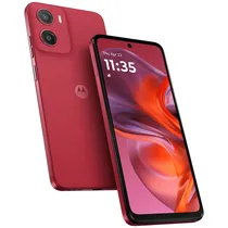 Smartphone Motorola Moto G05 XT2523-3 4/ 128GB / Tela 6.67 90HZ / Cam 50MP + Flicker Sensor / Android 15 - Plum Red (CX Slim)
