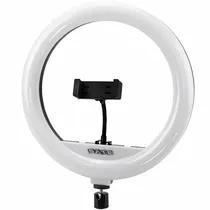 Iluminador LED Satellite A-MK330 Tri-Color 12” - Branco/Preto
