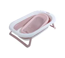 Premium Baby Banera Plegable Con Reductor Rosa