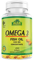 Alfa Vitamins Omega 3 Fish Oil 1000 MG (200 Capsulas Em Gel)