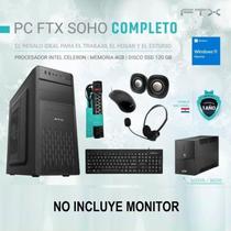 PC Esencial FTX Gab Kit+Cel+4G+120SSD+W11+UPS