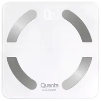 Balança Digital para Peso Corporal Quanta Bodyhealth QTBCB150 Até 180 KG com Bluetooth - Branco/Prata
