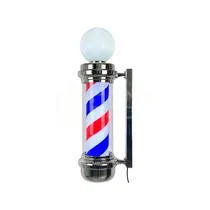 Barber Pole BMB01 Prata 85CM 220V c/Esfera