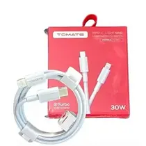 Tomate TC-111CC Cable Tipo C 60W White  Tomate TC-1...