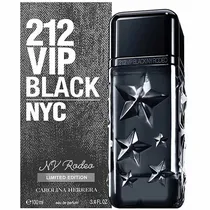 Perfume Masculino Carolina Herrera 212 Vip Black NY Rodeo Edp 100 ML