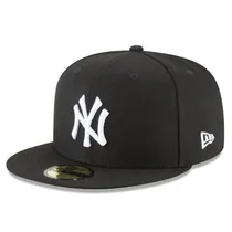 Bone New Era MLB 59FIFTY Nova York Yankee Preto 7 3-8