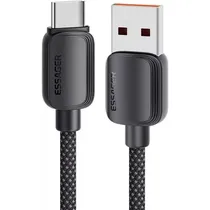 Cabo Essager EXC7A-WLC01-P USB A USB-C 3M - Black