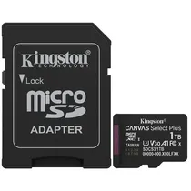 Cartao de Memoria Micro SD Kingston Canvas Select Plus C10 U3 V30 A1 1TB - SDCS3/1TB