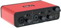 Interface de Audio BLG B-2I2 2IN-2OUT USB - Vermelho