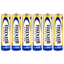 Pilhas Maxell Alkaline AAA com 6 Pilhas - LR03-6BP