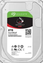 HD SATA3 8TB Seagate Ironwolf Nas ST8000VN004
