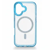 Capa Cisen Magnetico para iPhone 17 - Blue Transparent