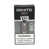 Pod Descartavel Ignite V120 12000 Puffs - Grape Ice