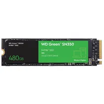SSD Western Digital WD Green SN350, 480GB, M.2 Nvme, Leitura 2400MB/s, Gravação 1650MB/s, WDS480G2G0C