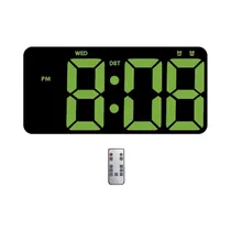 Reloj Digital de Pared Satellite AC-T7012 LED Verde