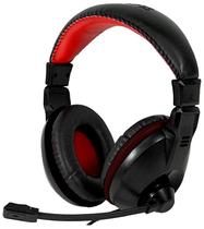 Headset Gaming Satellite AE-265 Preto/Vermelho