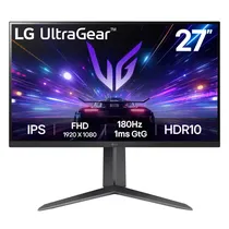 Monitor Gamer LG Ultragear 27GS65F 27" Full HD 180HZ Ips - Preto