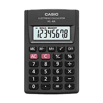 Calculadora Casio HL-4A 8 Digitos Preto