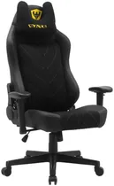Cadeira Gamer Satellite A-GC8601 Preto/Dourado
